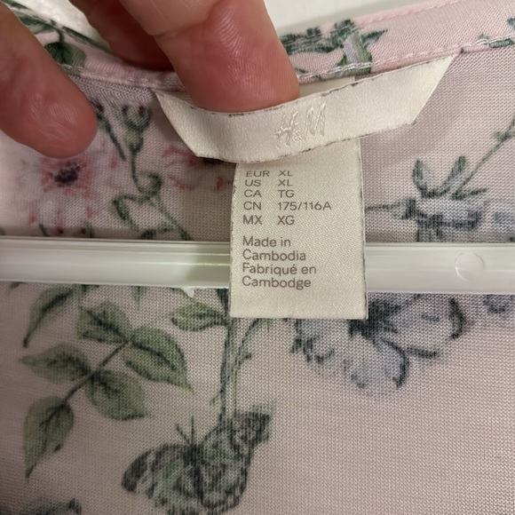 H&M XL tunic style top pink - Picture 2 of 4